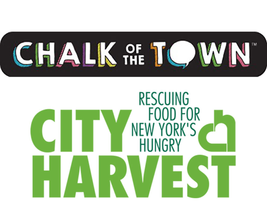 Chalk of the Town Announces Charitable Giving Program with City Harvest