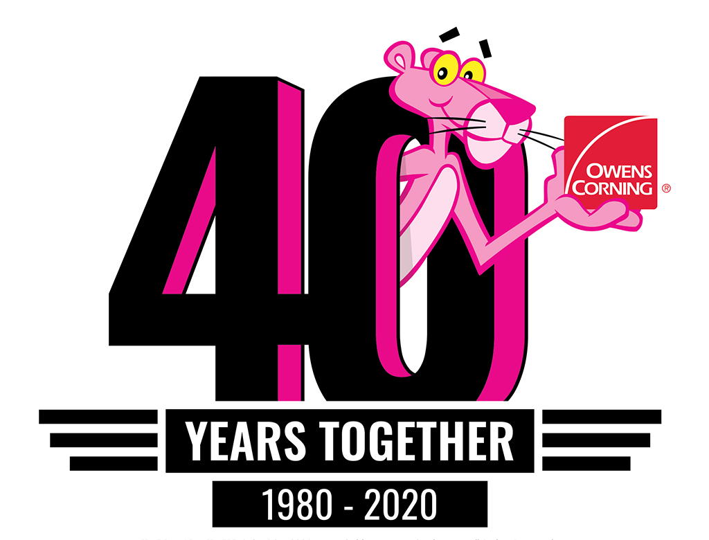 Owens Corning Marks 40 Years With MGM's Pink Panther