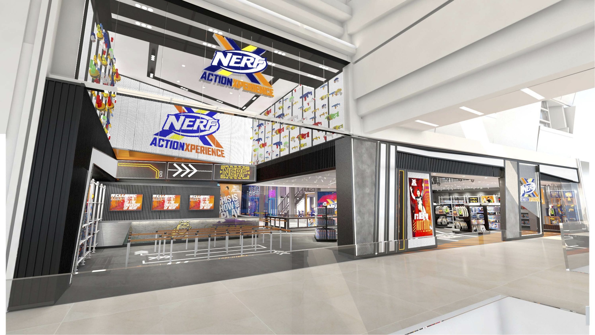 Kingsmen Xperience and Hasbro to Open FirstEver Nerf Action Xperience