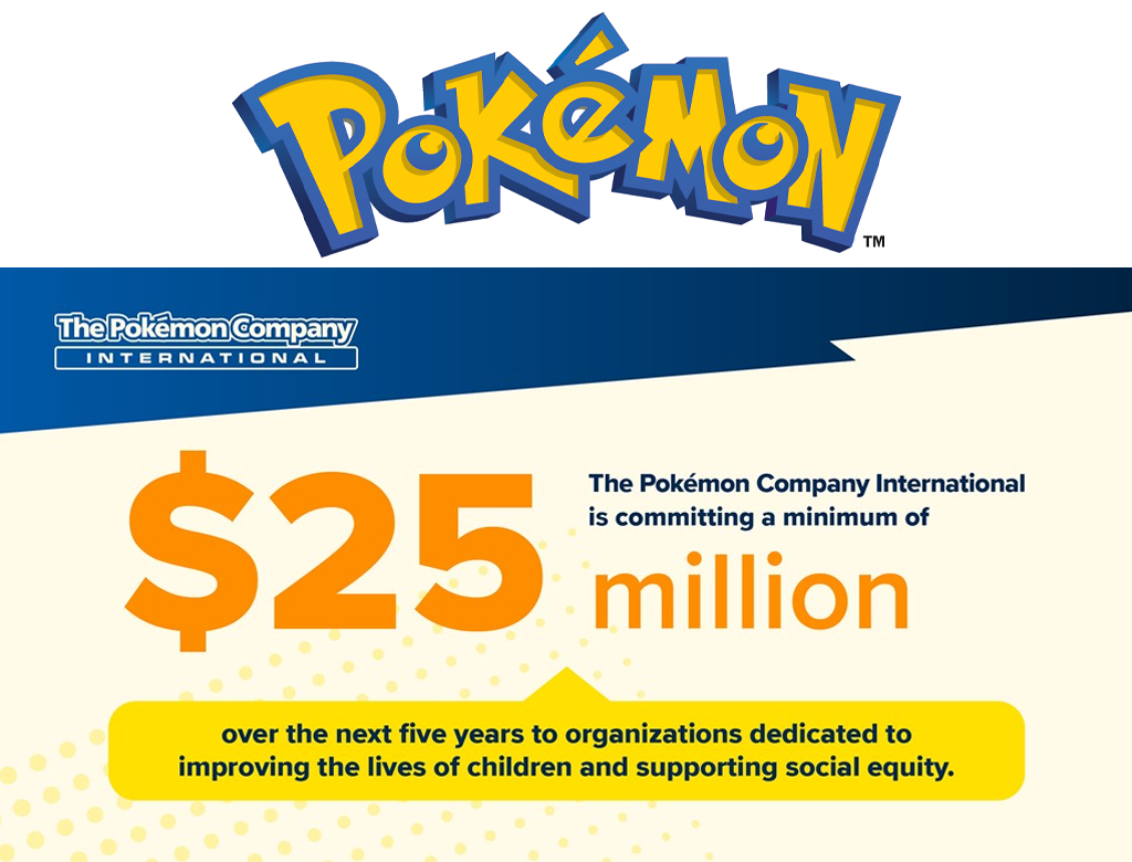 Pokémon Company cria fundo de 25 milhões de dólares para iniciativas  filantrópicas