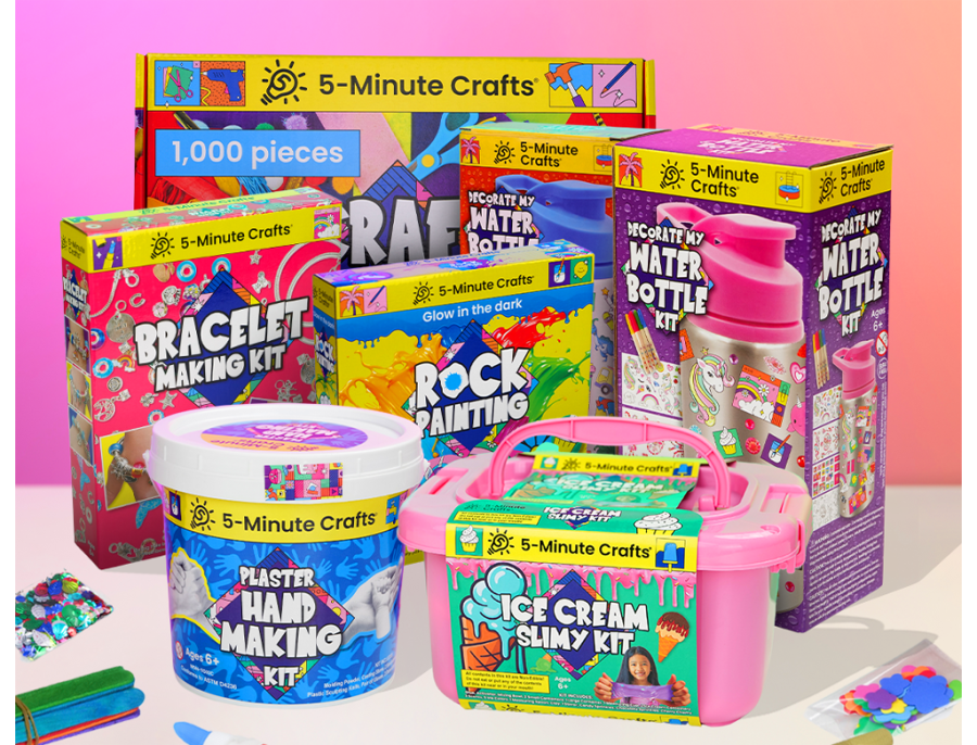 Walmart Debuts DIY Kits from TheSoul Publishing's 5-Minute Crafts - aNb Media, Inc.