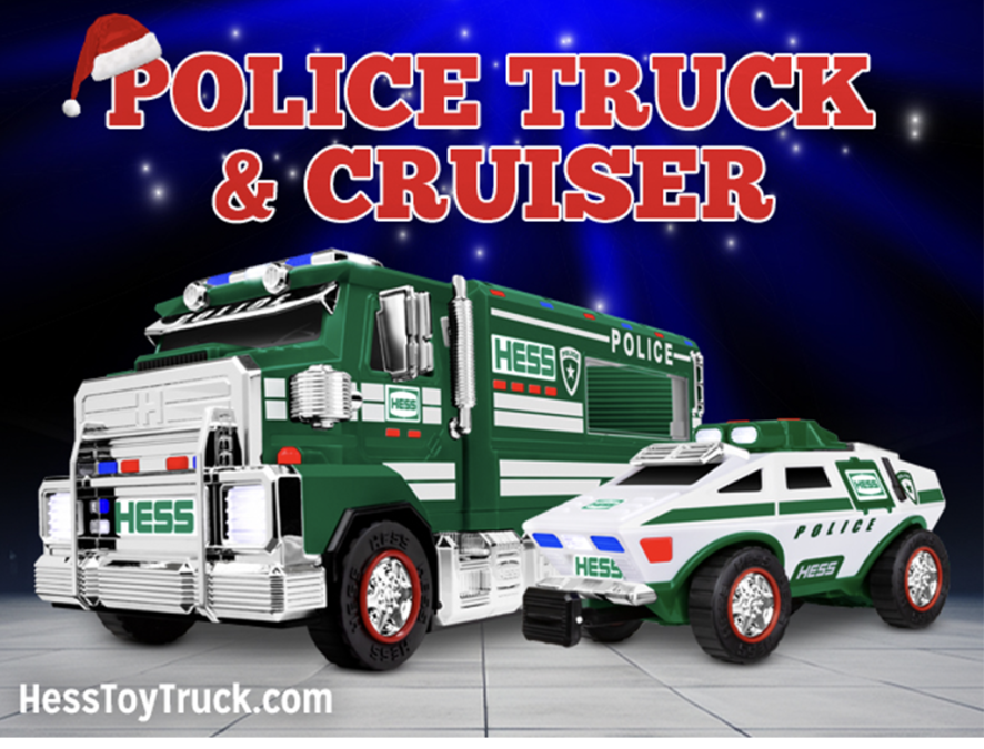 Hess Toy Truck Releases Highly Anticipated Annual Holiday Toy Truck the Police Truck & Cruiser