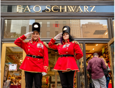 FAO Schwarz's toy soldiers are no match for Manhattan's sky-high