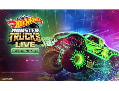 monster trucks mattel hot wheels glow party